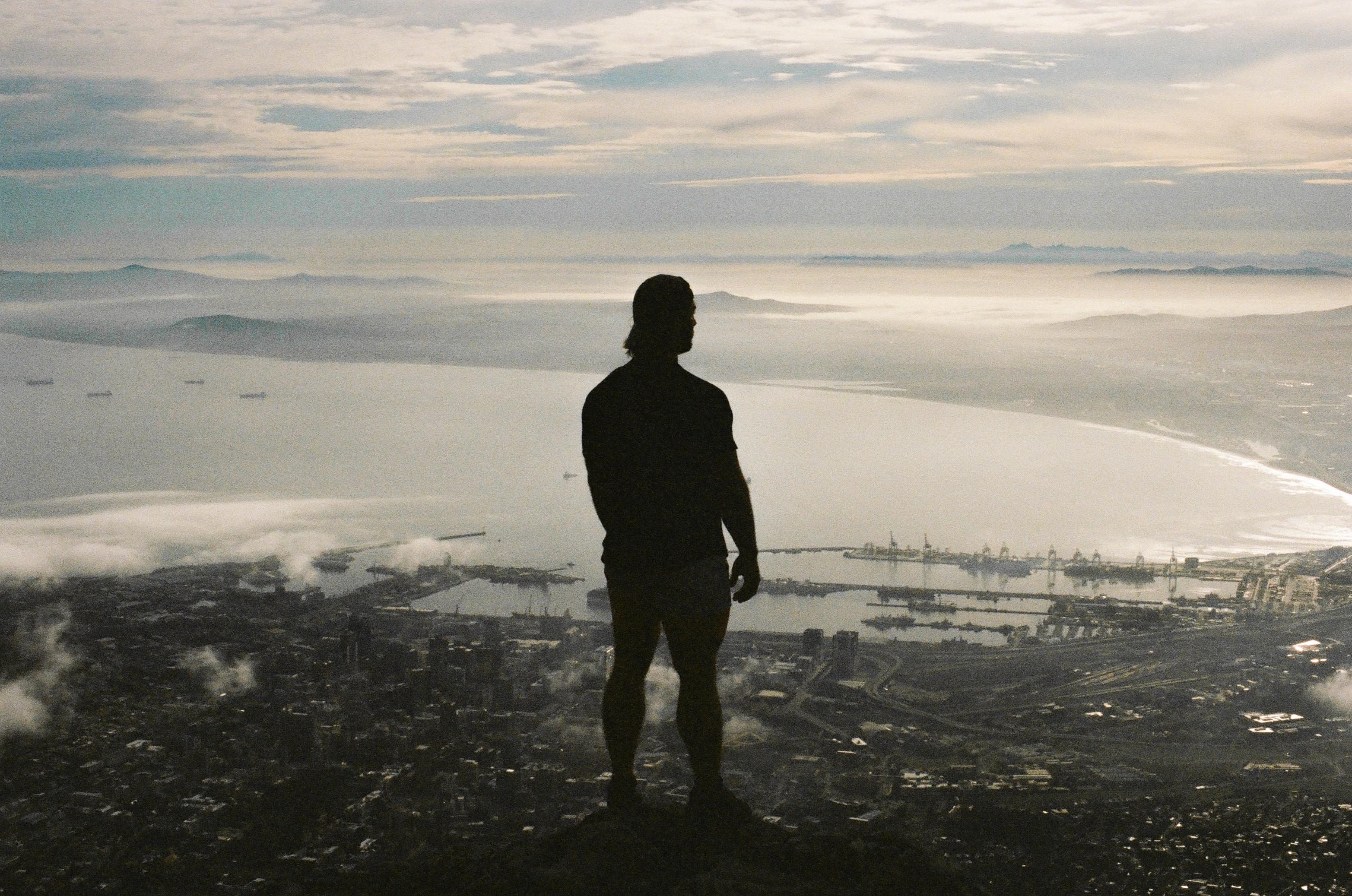 A candid frame — above Cape Town at dawn